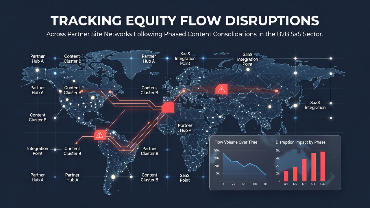 Tracking Equity Flow Disruptions Across Partner Site Networks Following Phased Content Consolidations in the B2B SaaS Sector
